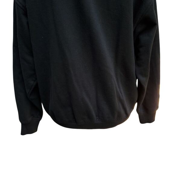 Vintage 90s Mureli Full Zip Sweatshirt Jacket Black White Gold Zebra 1990s Sz M - Picture 10 of 12